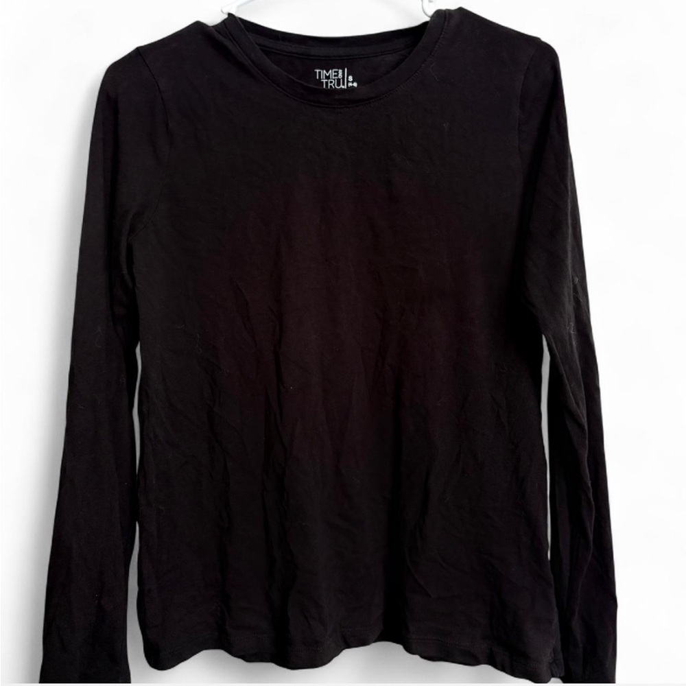 Time and Tru Classic Black Top